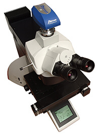 PAXcam microscope camera mounted to microscope